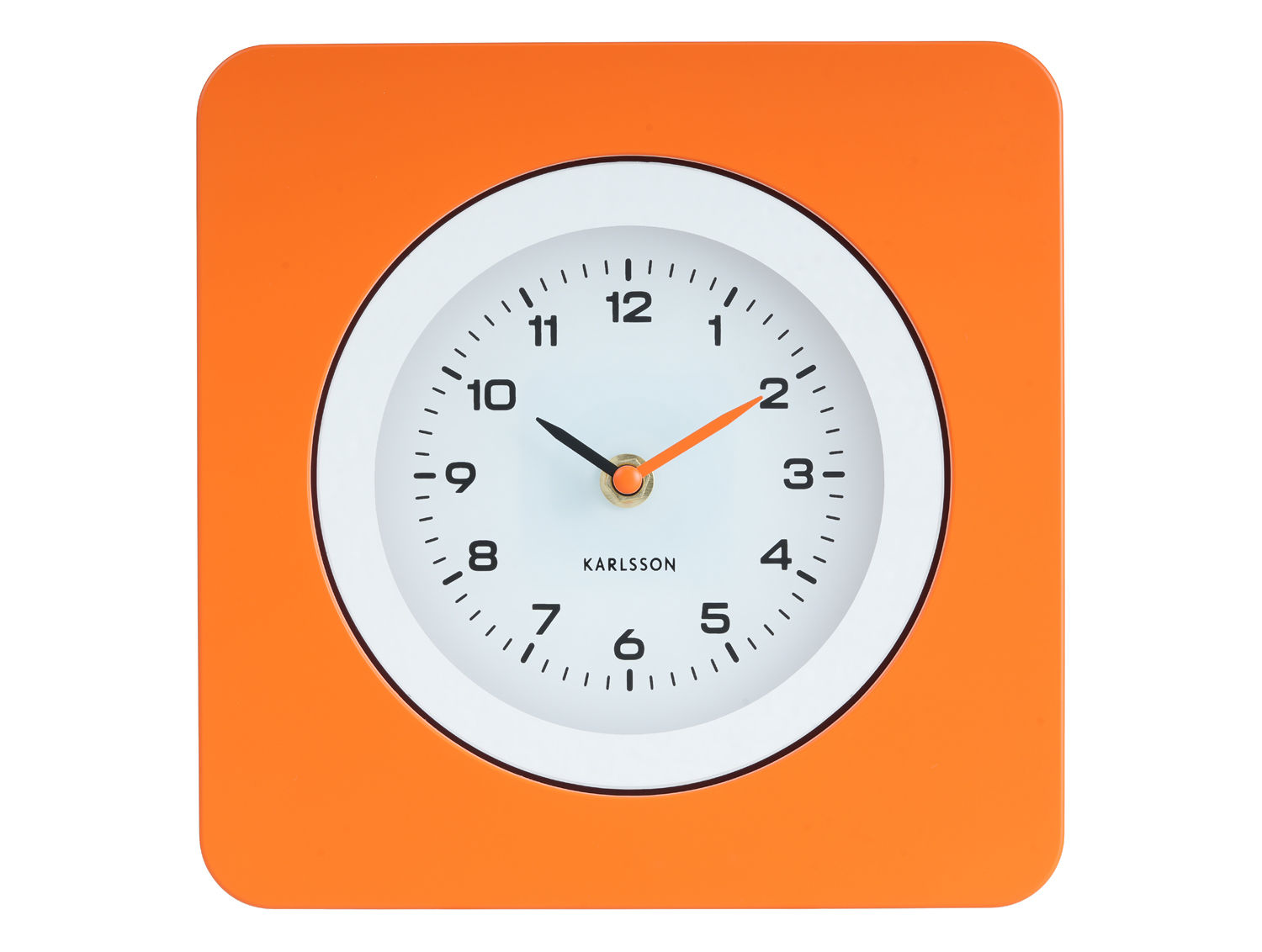 Wandklok Rirnon Helder Oranje