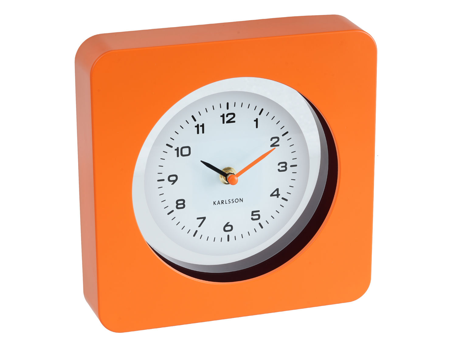 Wandklok Rirnon Helder Oranje - Afbeelding 2