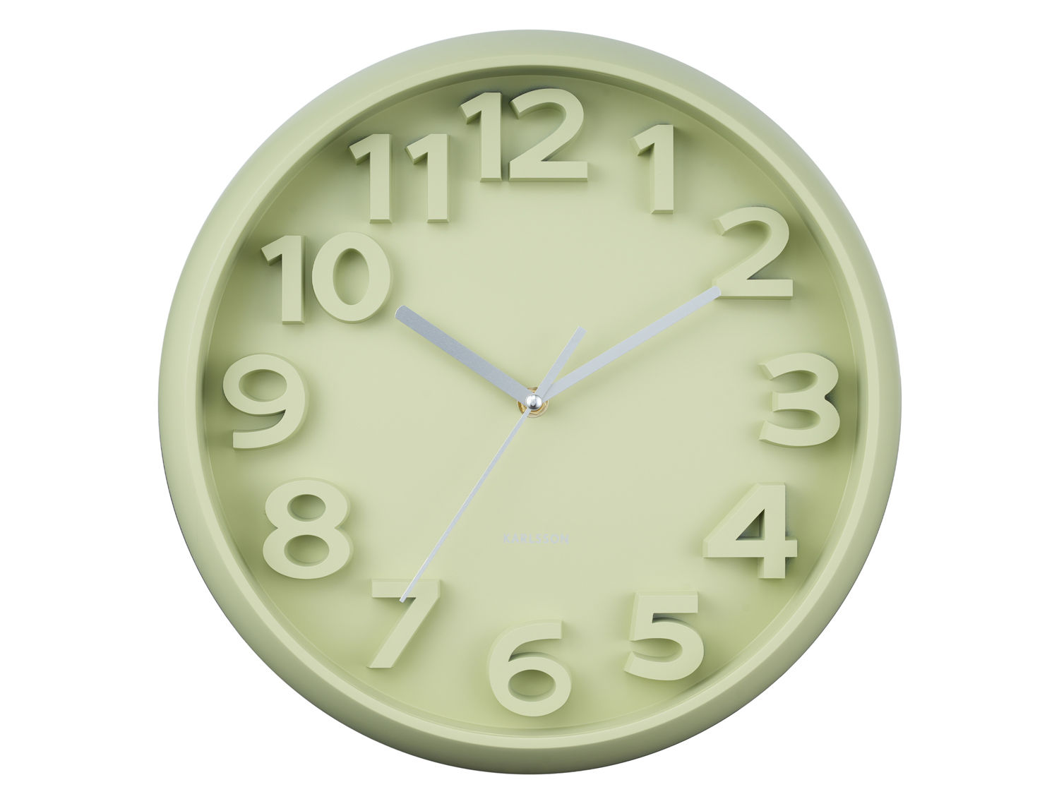 Wandklok Brirdena Groen