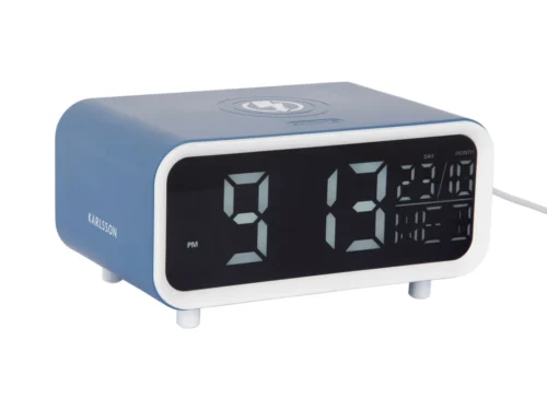 Wekker Naansino Blauw met chunky LED-display, duidelijk digitaal scherm en modern compact design