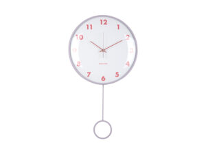 Wandklok Mukel Zacht Paars