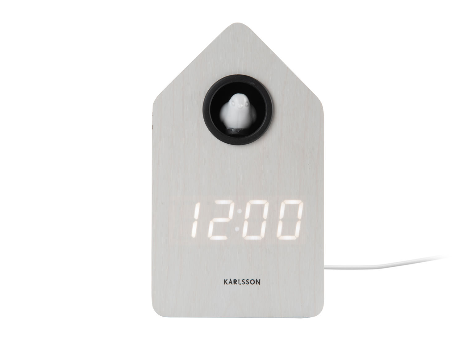 Wekker Skessal Wit - Afbeelding 2