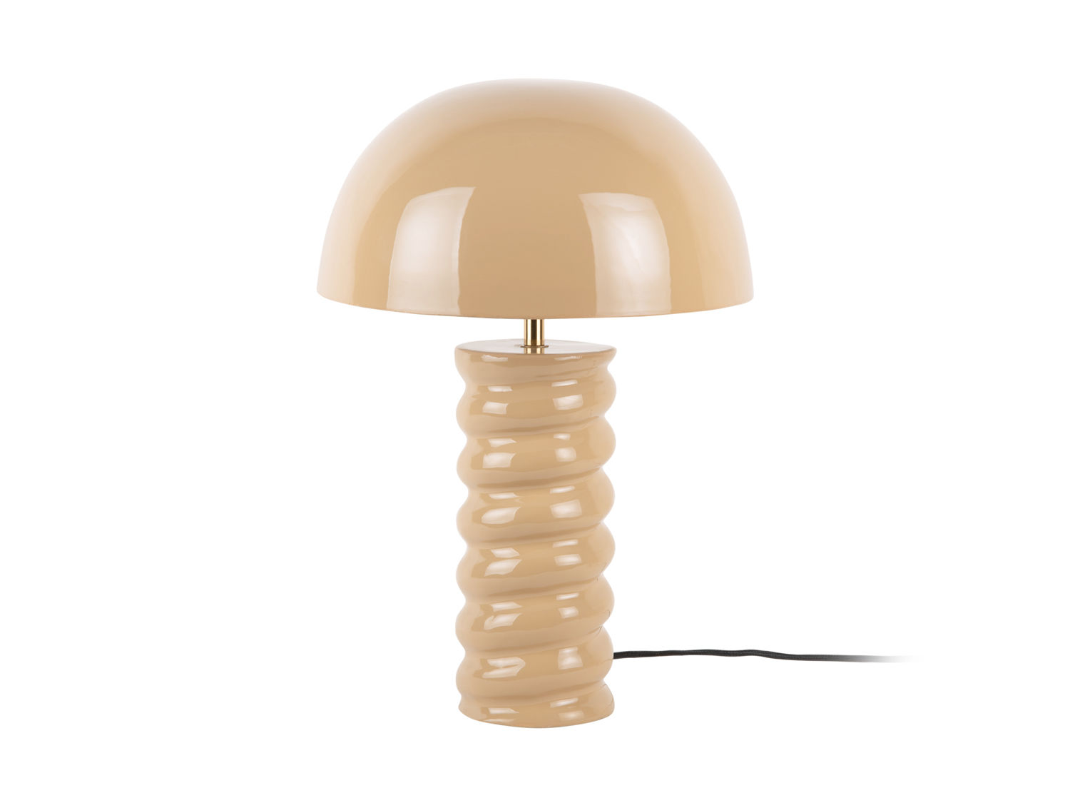 Tafellamp Flisos Zacht Bruin Ø30 cm