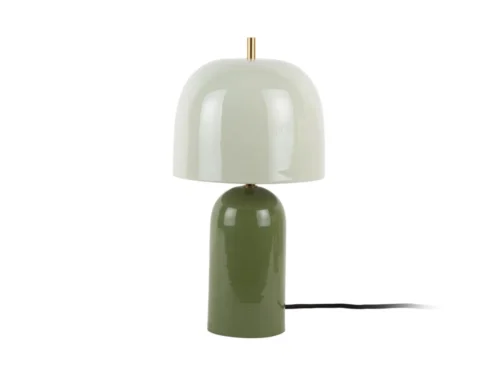 Tafellamp Ranum Groen met duo-tone emaille afwerking en compact 20 cm ontwerp