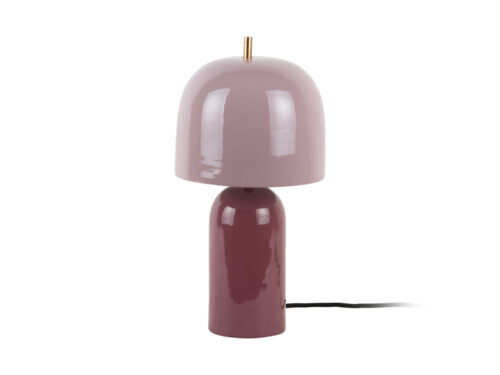 Tafellamp Reirmaro Naturel Ø20 cm met duo-tone emaille afwerking en warme, compacte uitstraling