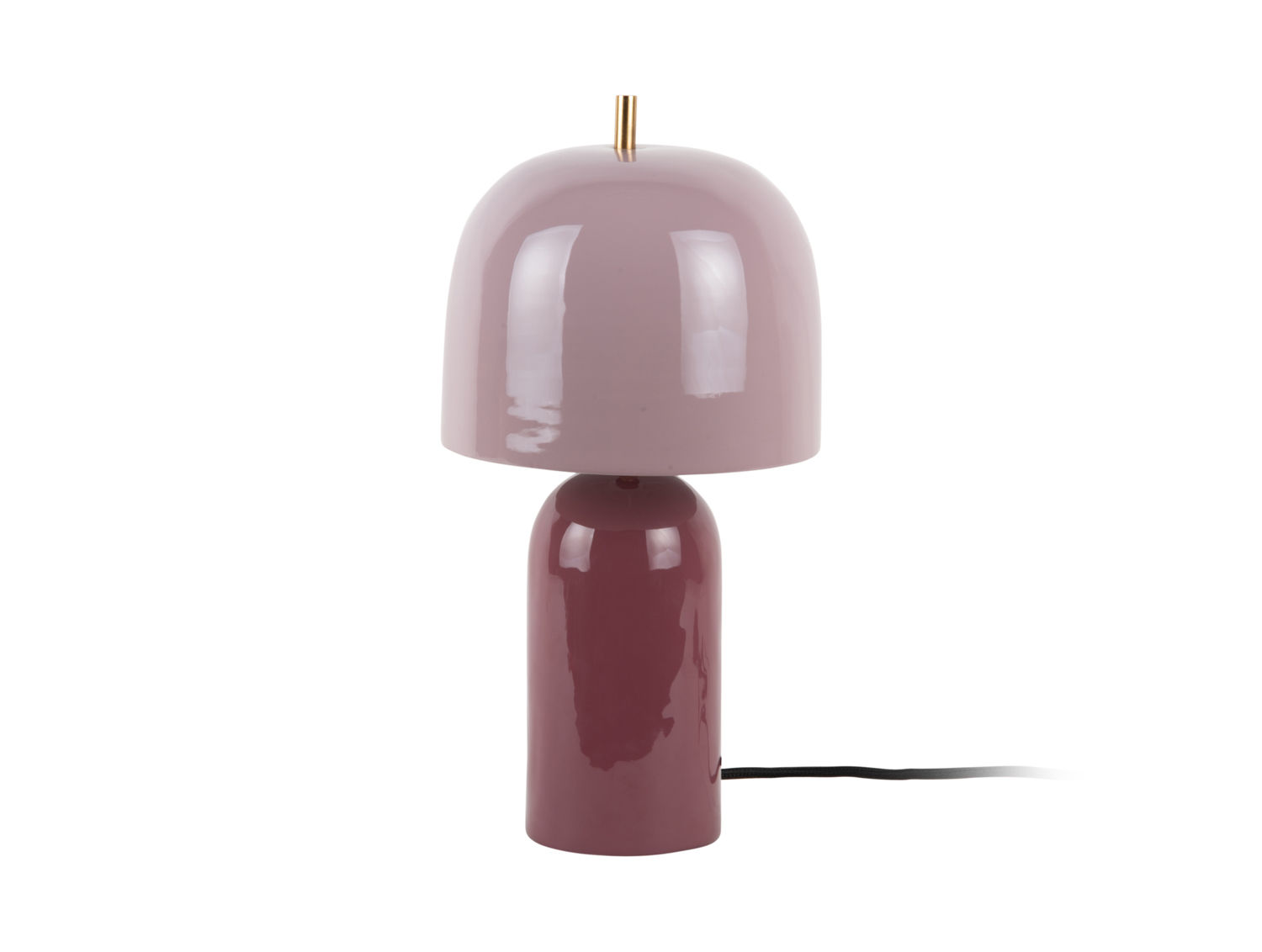 Tafellamp Reirmaro Naturel Ø20 cm met duo-tone emaille afwerking en warme, compacte uitstraling