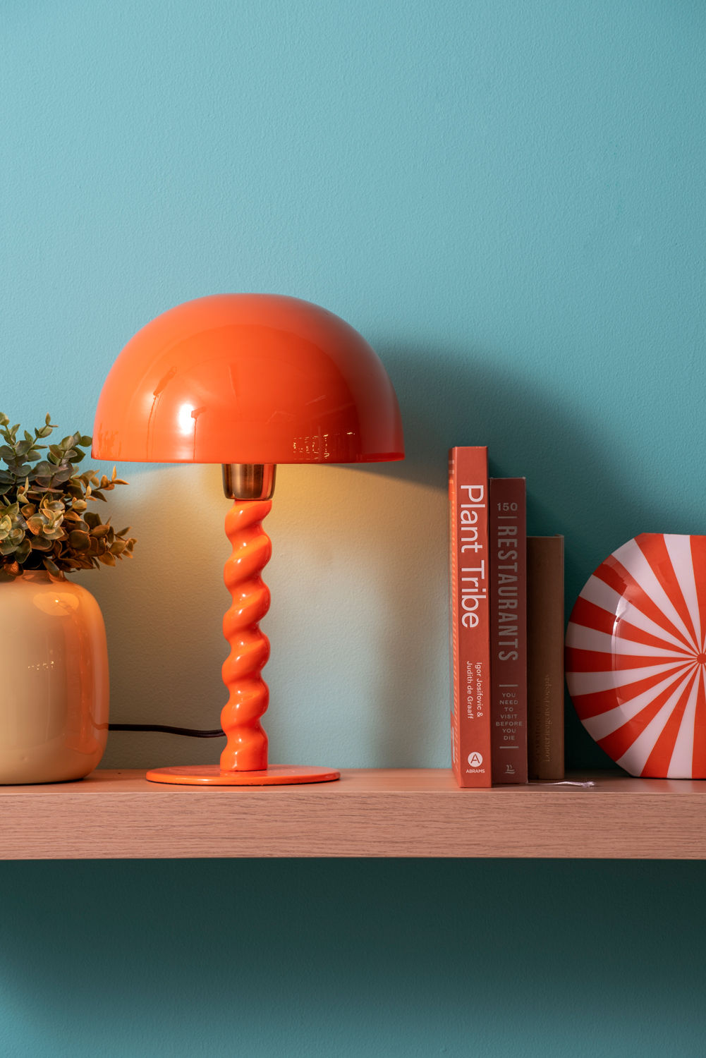 Tafellamp Lancaster Helder Oranje Ø25 cm - Afbeelding 4