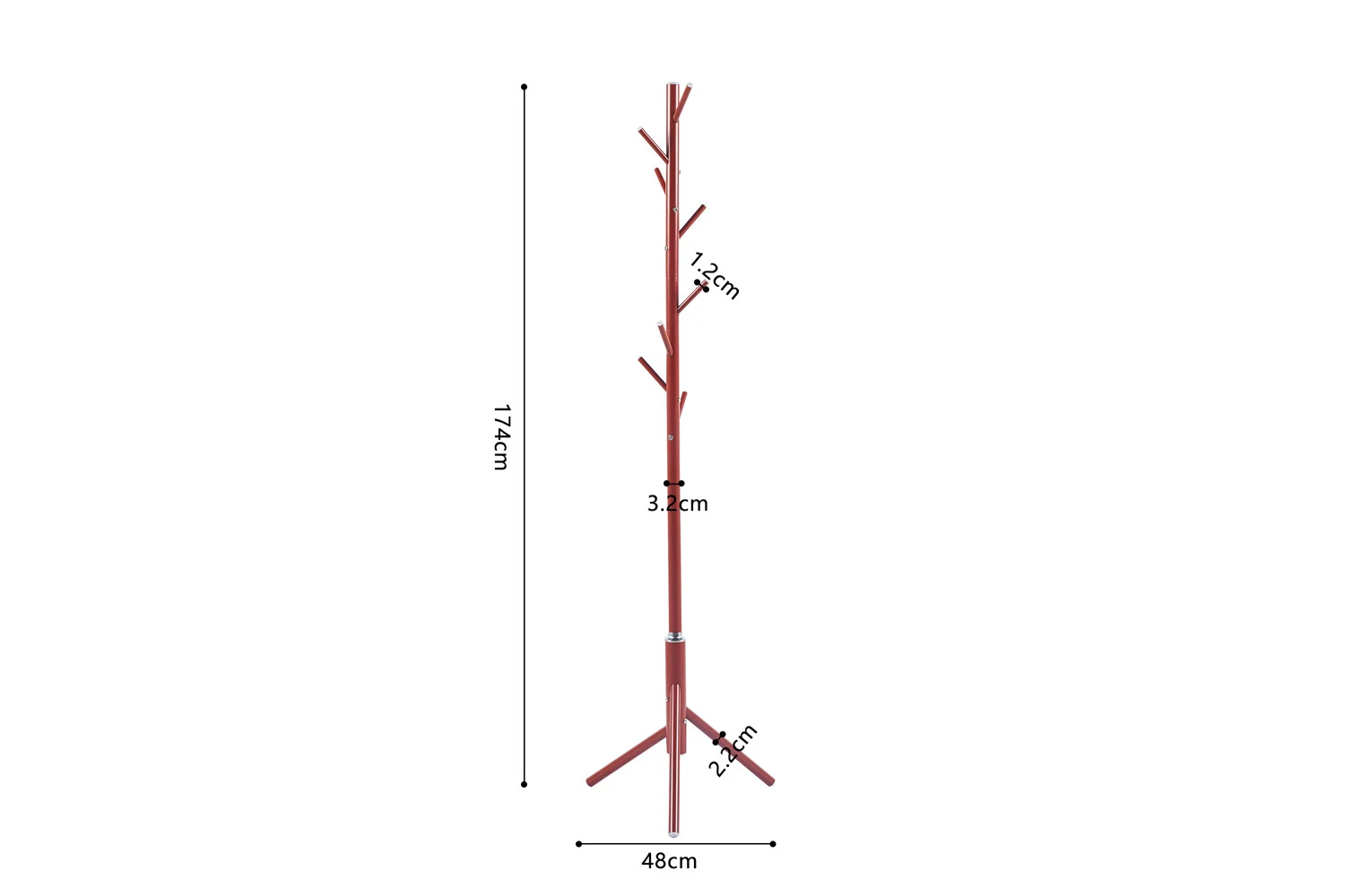 Kapstok Skabe Rood 48 cm - Afbeelding 6