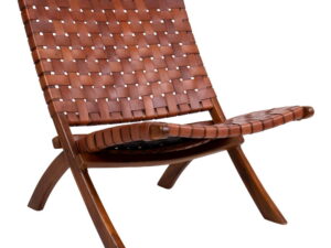 Stoel Giken Teak Bruin