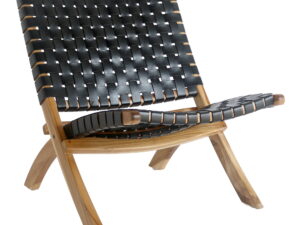 Klapstoel Binaro Teak Zwart