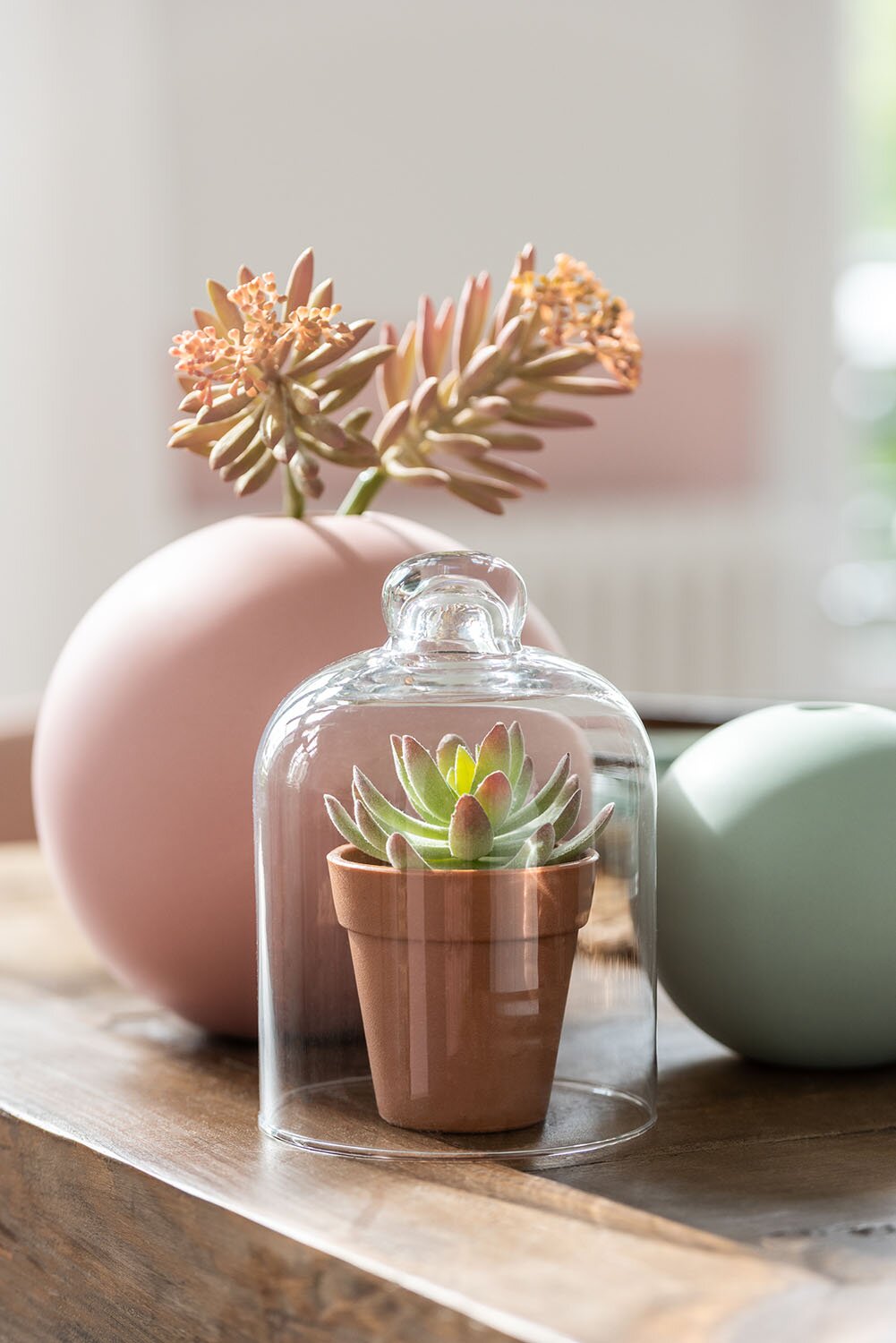 Bolvaas Griso Keramiek Roze H23,5 cm - Afbeelding 3