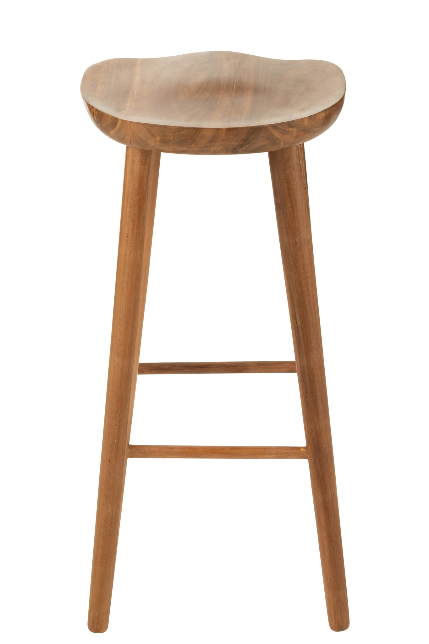 Barkruk Traallek Teak Naturel - Afbeelding 3