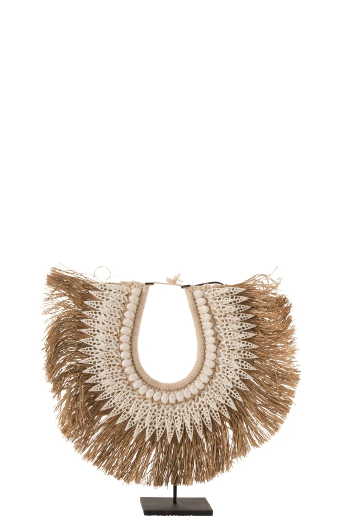 Halskettinghouder Gieltu Schelp Naturel - Afbeelding 2