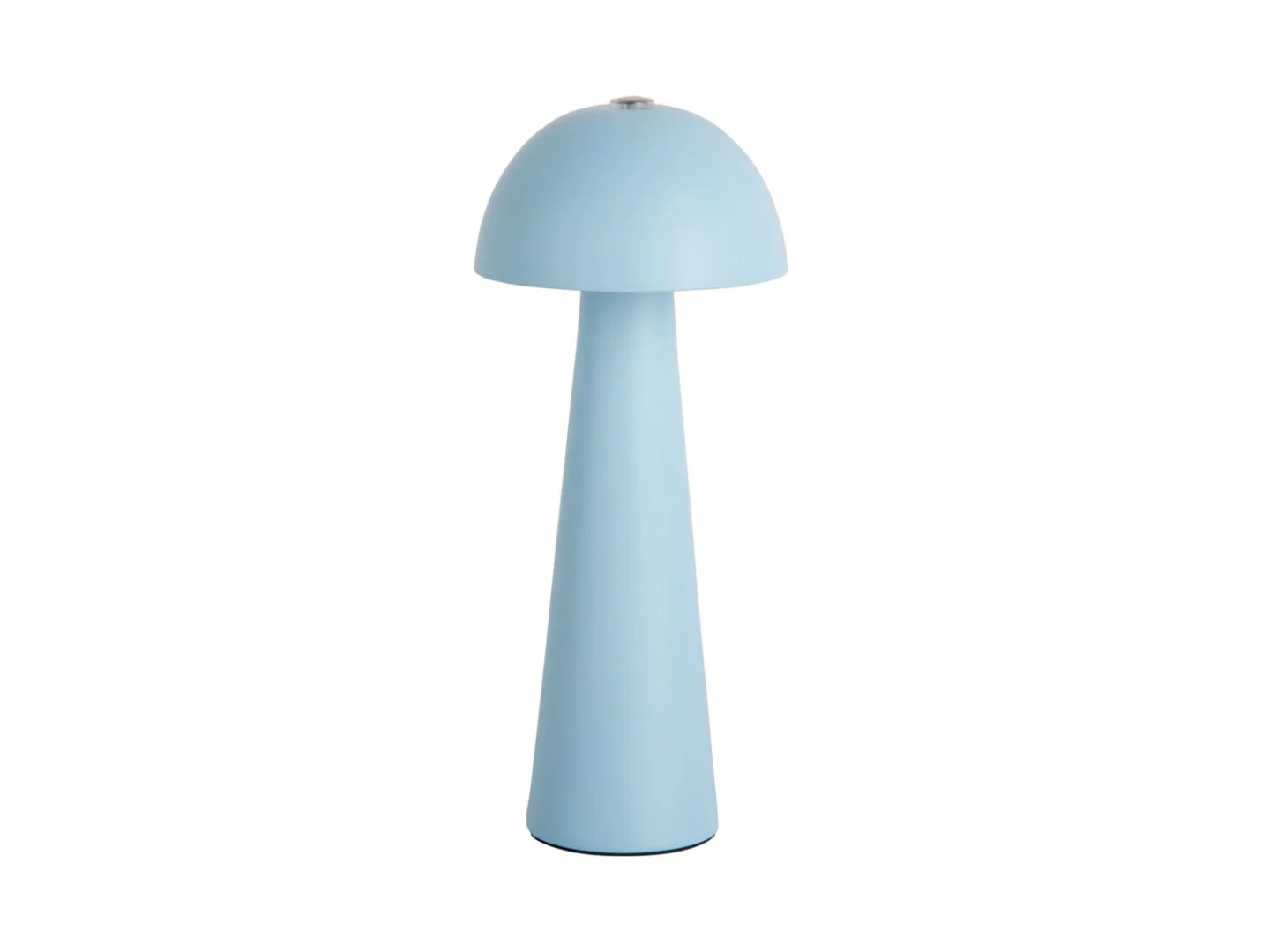 Tafellamp Contund zacht blauw, draadloze mini LED Dome met 3 lichtstanden en Ø7 cm ontwerp