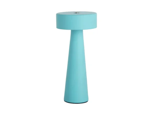 Tafellamp Tumma Turquoise Ø6 cm, draadloos Mini LED Dome design met slanke voet