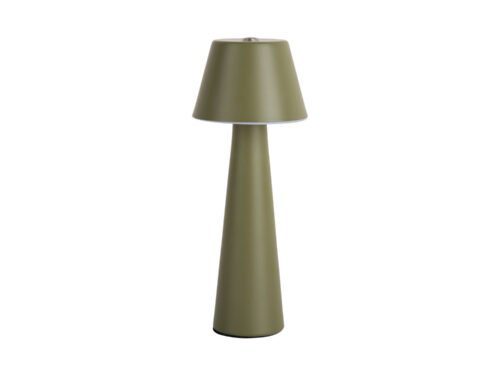 Tafellamp Skoonsund Groen, draadloos en oplaadbaar, compacte Mini LED Dome met slanke vorm