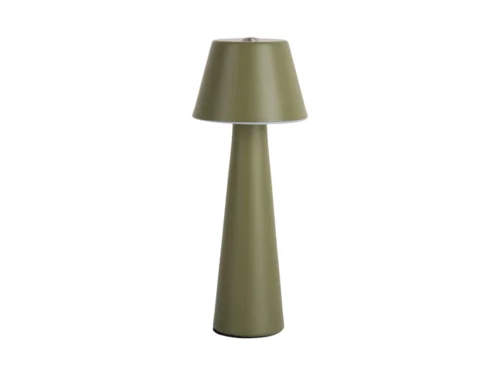 Tafellamp Skoonsund Groen, draadloos en oplaadbaar, compacte Mini LED Dome met slanke vorm