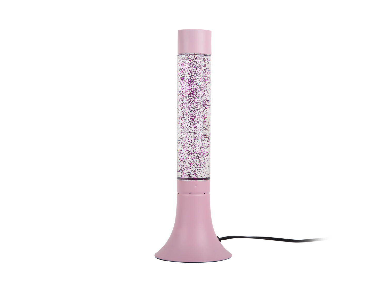 Tafellamp Skoobak zacht roze Ø13 cm met glittereffect en slanke, sfeervolle vorm