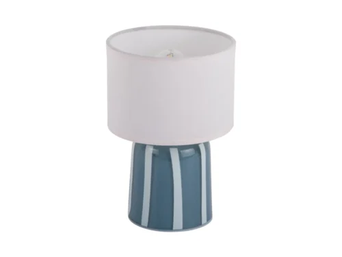 Tafellamp Rannonte blauw H20 cm met draadloos LED-ontwerp en zachte kap voor sfeervol buitenlicht