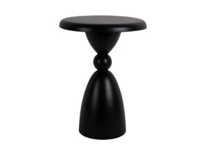 Bijzettafel Gussello Zwart Ø34 cm
