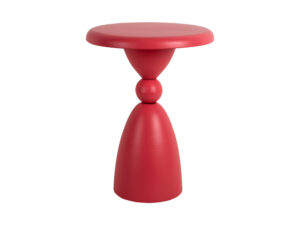 Bijzettafel Paurel Rood Ø34 cm