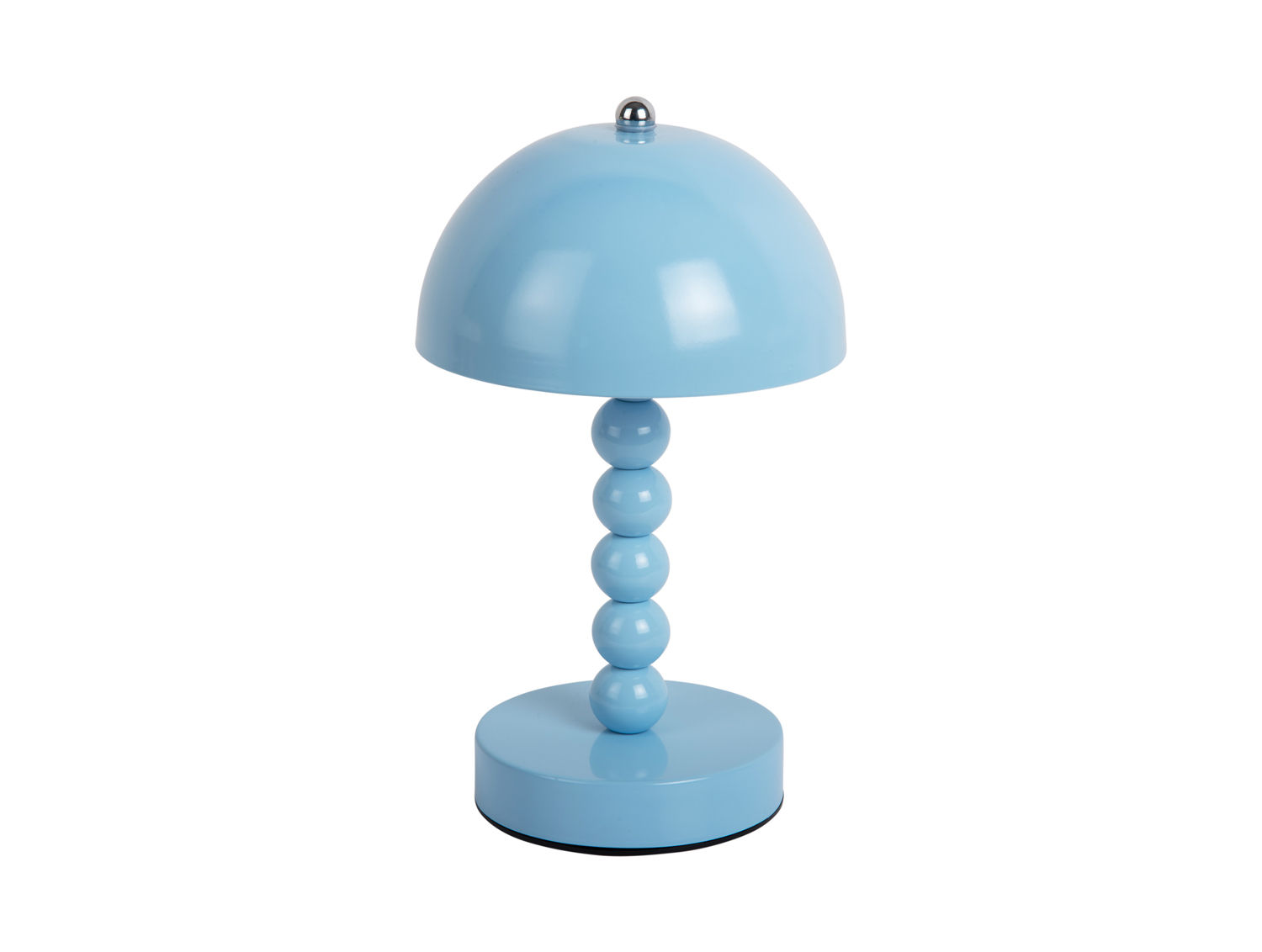Tafellamp Keelvia zacht blauw met bubble voet en modern ontwerp voor een speels, cozy accent