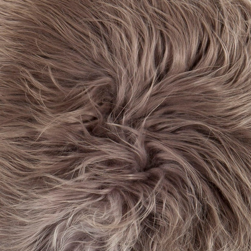 Schapenvacht Kieto Taupe 100x65 cm - Afbeelding 3