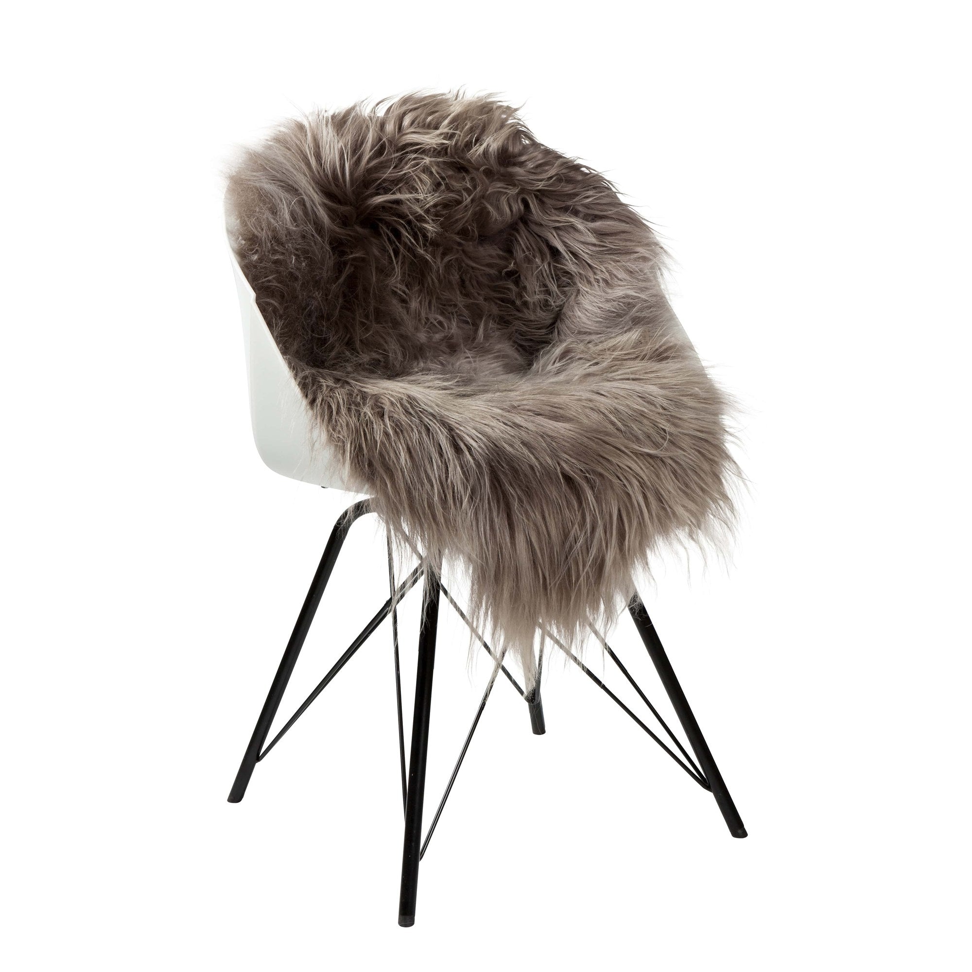 Schapenvacht Kieto Taupe 100x65 cm - Afbeelding 7