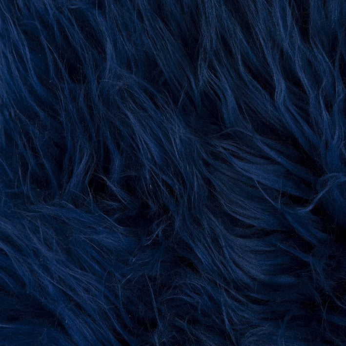 Schapenvacht Veedand Marineblauw 100x65 cm - Afbeelding 2