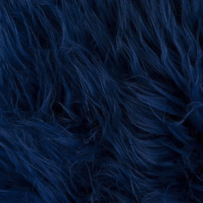 Schapenvacht Veedand Marineblauw 100x65 cm - Afbeelding 2