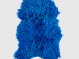 Schapenvacht Faanse Blauw 100x65 cm