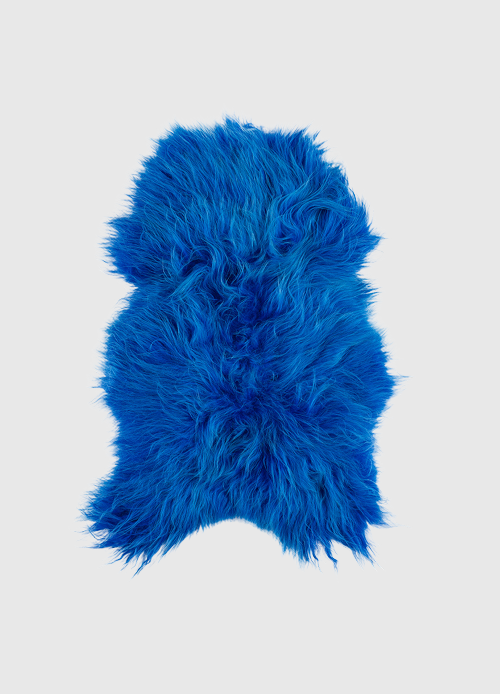 Schapenvacht Faanse Blauw 100x65 cm