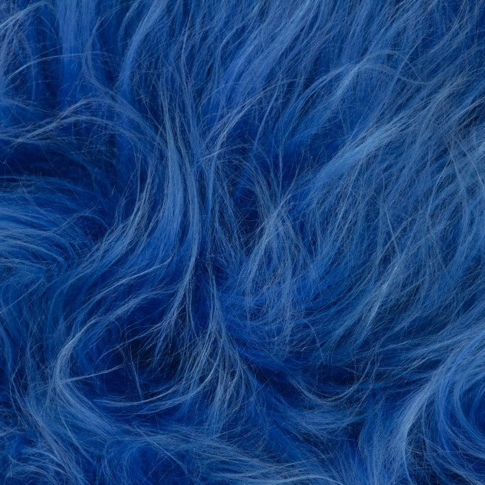 Schapenvacht Faanse Blauw 100x65 cm - Afbeelding 3