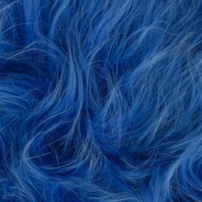Schapenvacht Faanse Blauw 100x65 cm - Afbeelding 3