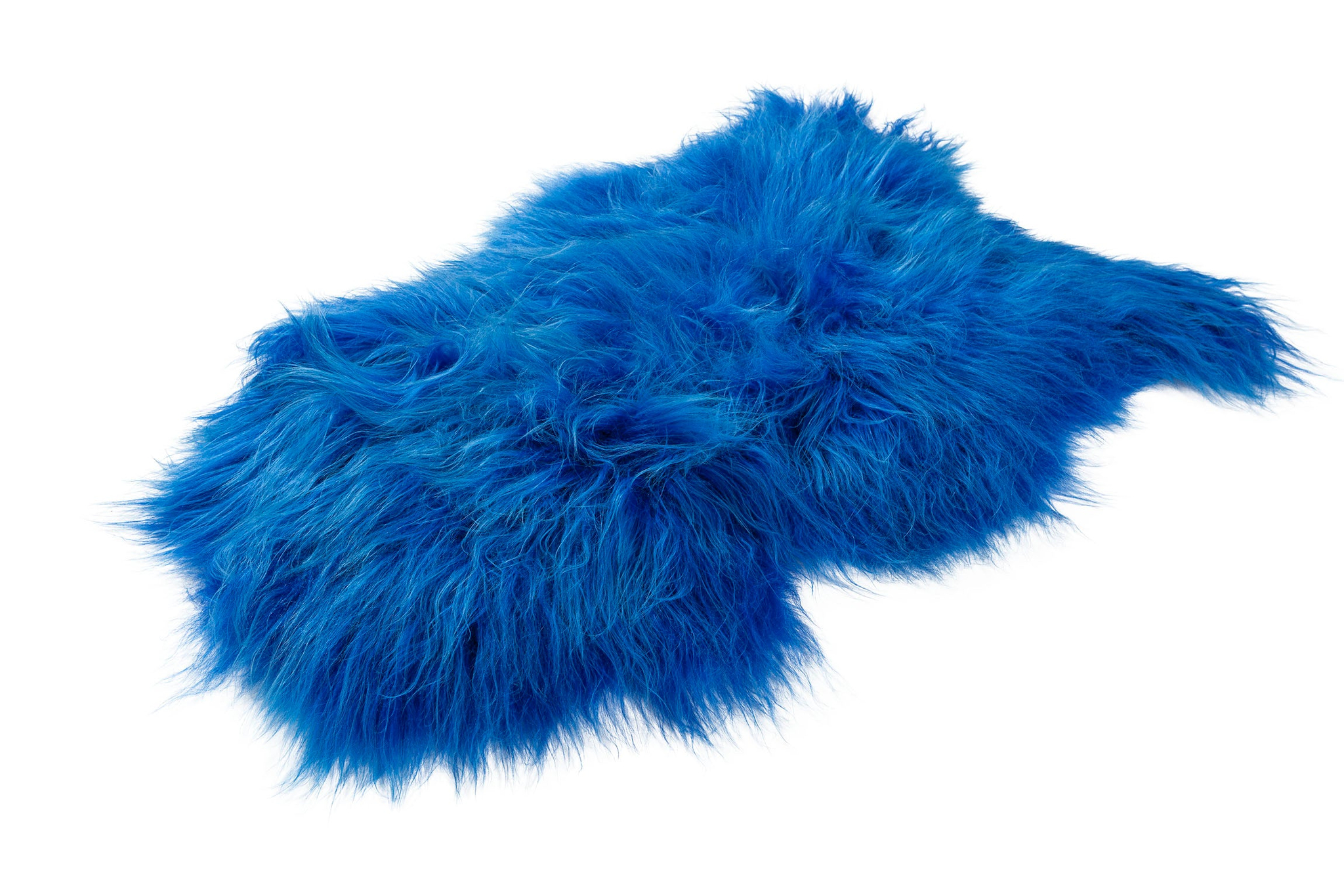 Schapenvacht Faanse Blauw 100x65 cm - Afbeelding 4