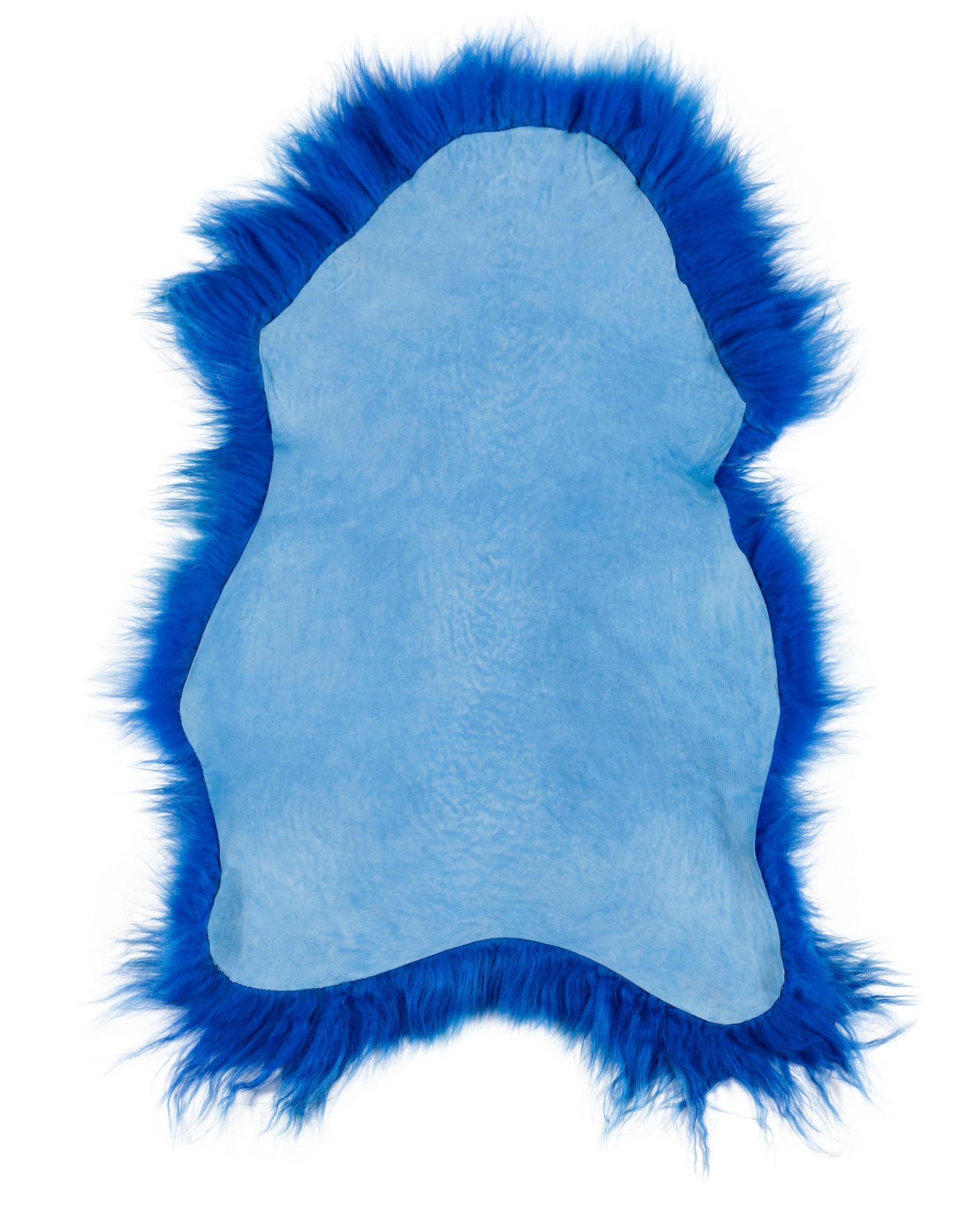 Schapenvacht Faanse Blauw 100x65 cm - Afbeelding 6