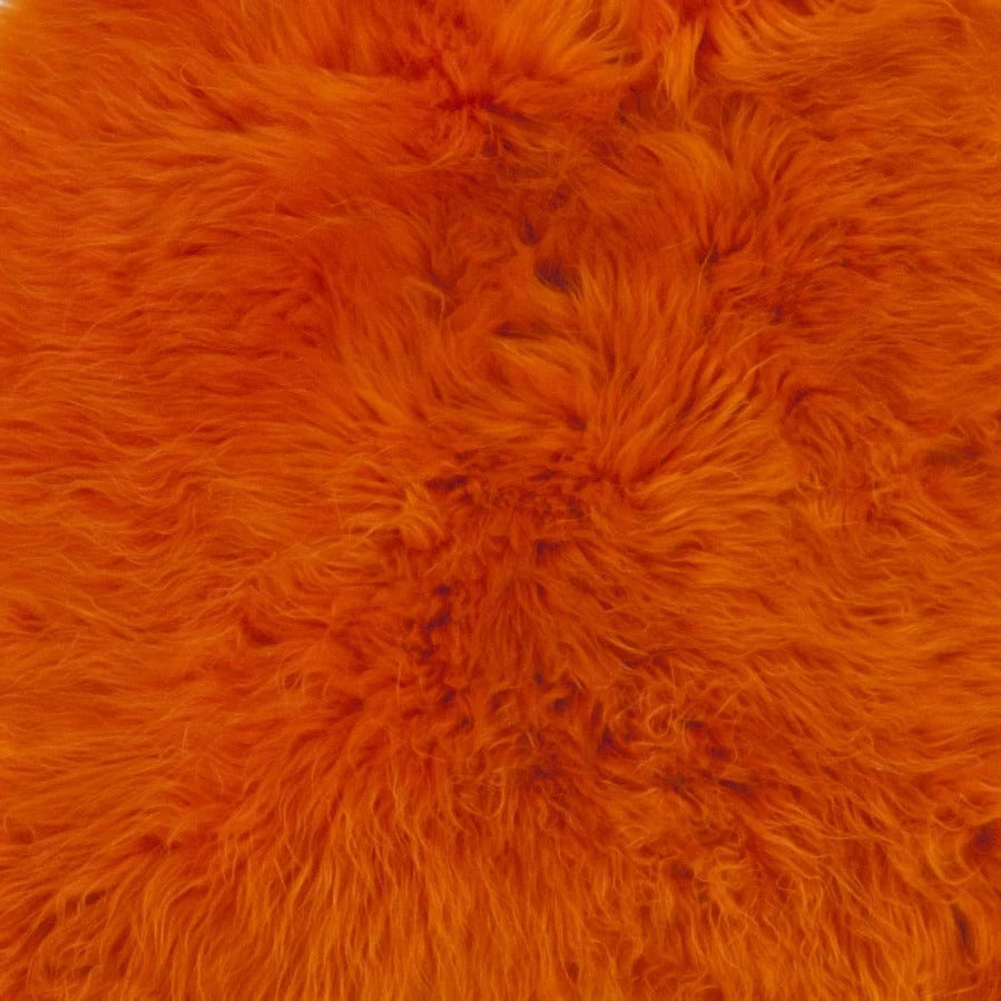 Schapenvacht Laavena Oranje 100x65 cm - Afbeelding 2