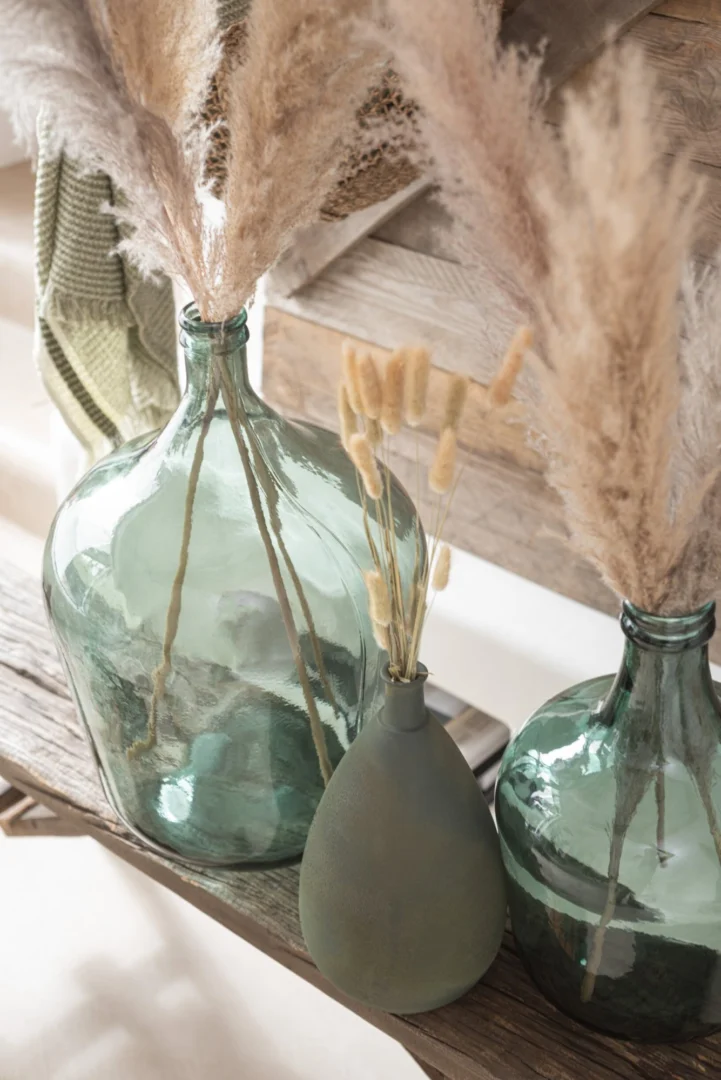 Vaas Tondak Glas Groen H56,5 cm - Afbeelding 2