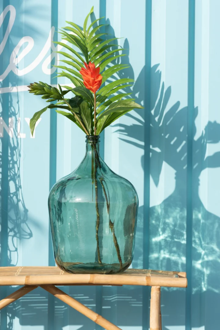Vaas Tondak Glas Groen H56,5 cm - Afbeelding 3
