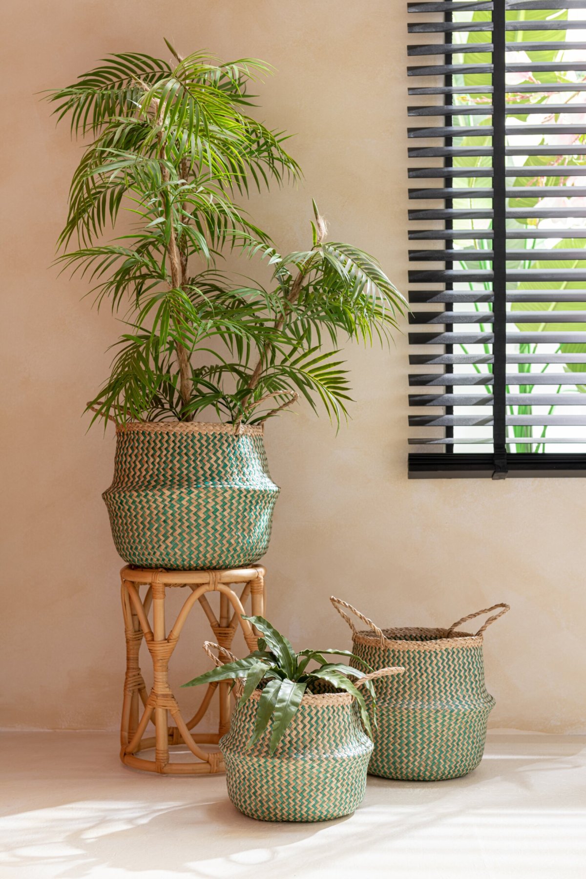 Pot Geerdik Textiel Groen H114 cm