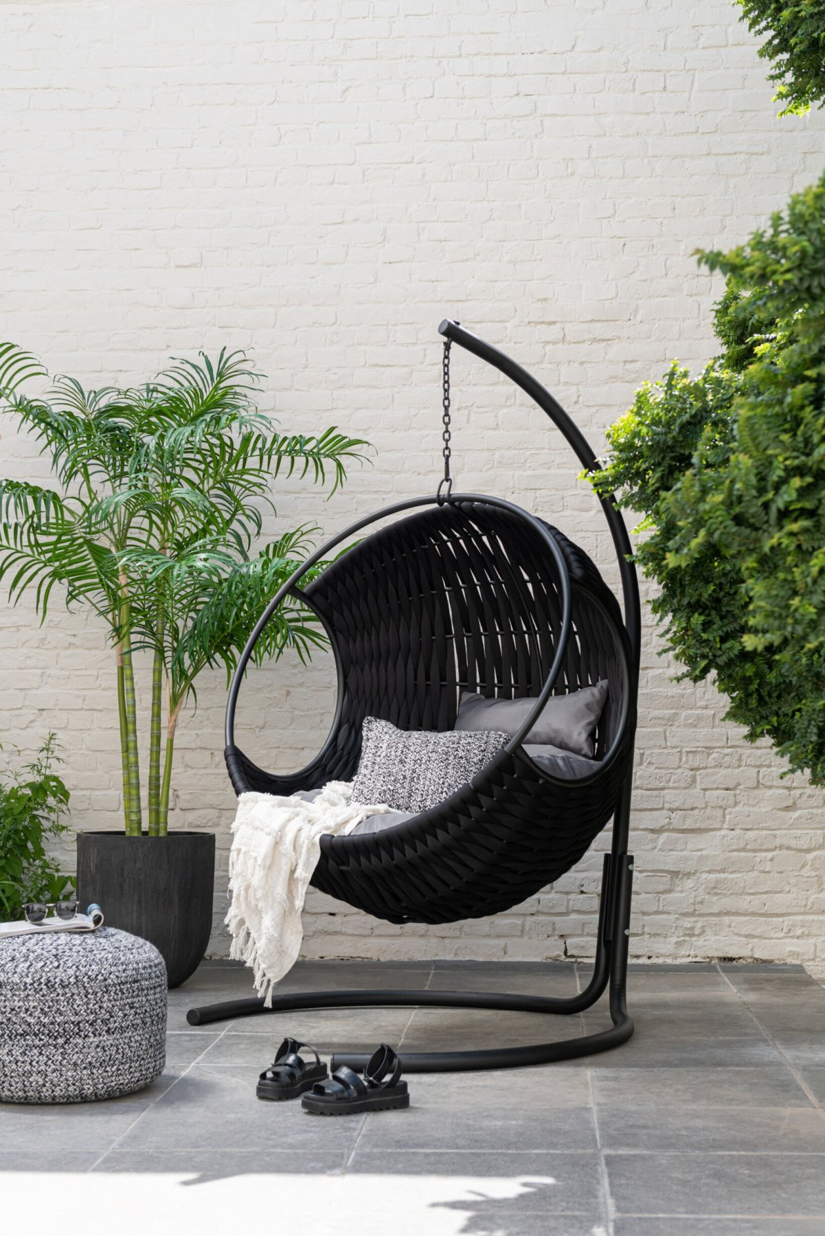 Pot Sliesty Stof Groen H170 cm