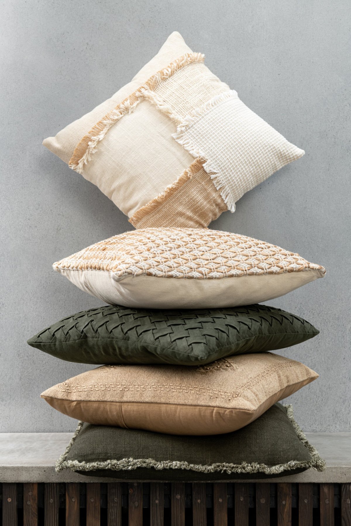 Polyesterkussen Cidas Groen 45x45 cm - Afbeelding 4