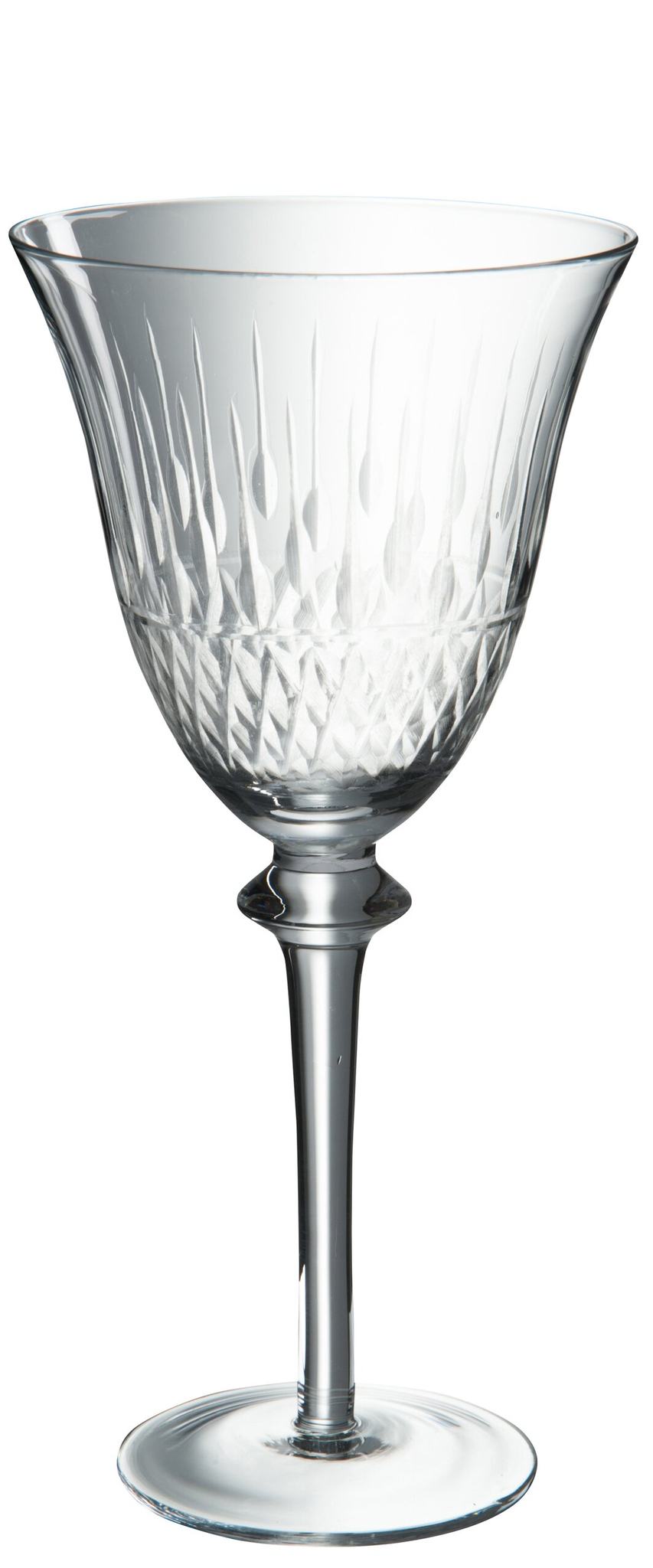 Transparant Keijenborg drinkglas met slanke vorm en helder glas, elegant op een stijlvolle gedekte tafel