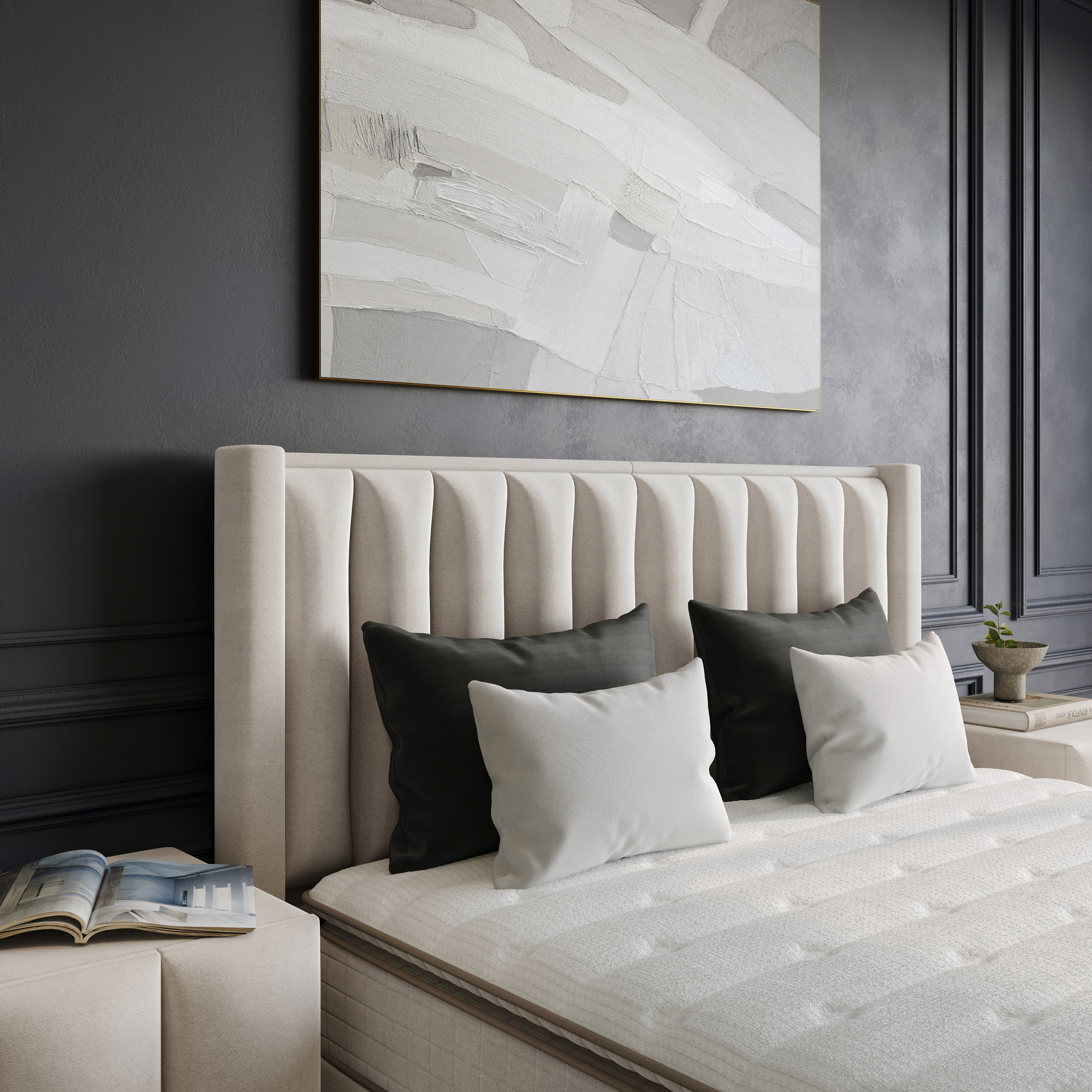 Boxspring Klooden Beige 180x210 - Afbeelding 6