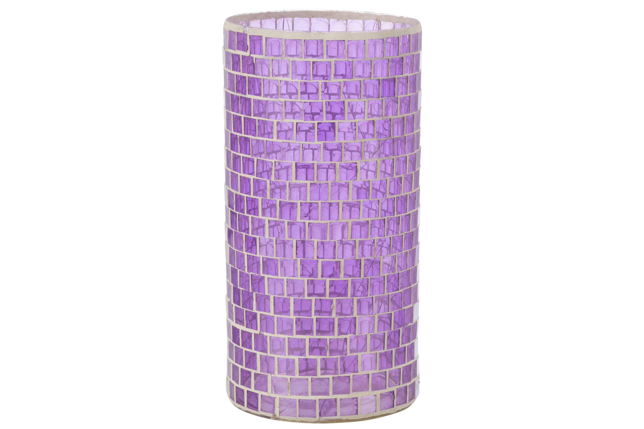 Vaas Brooskang Glas Paars H29 cm - Afbeelding 6
