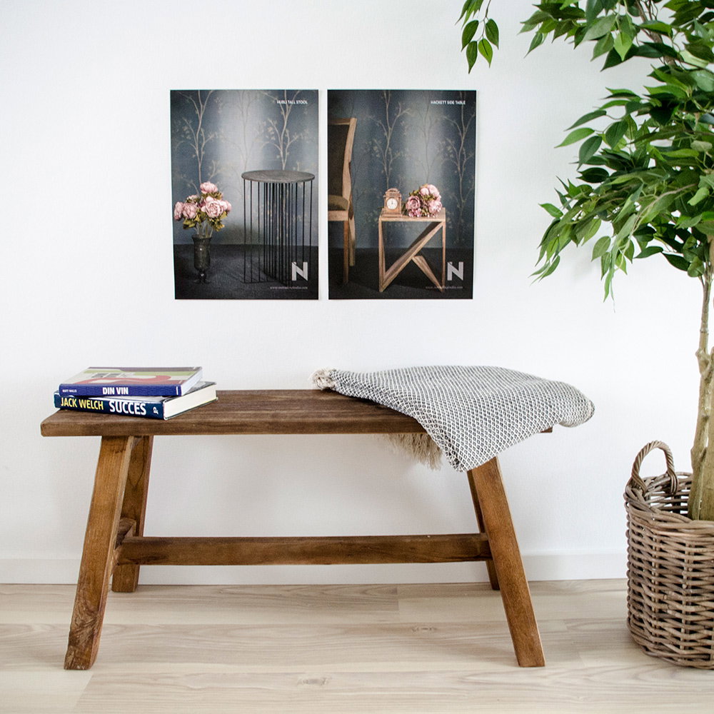 Bank Sellol Teak Naturel - Afbeelding 9
