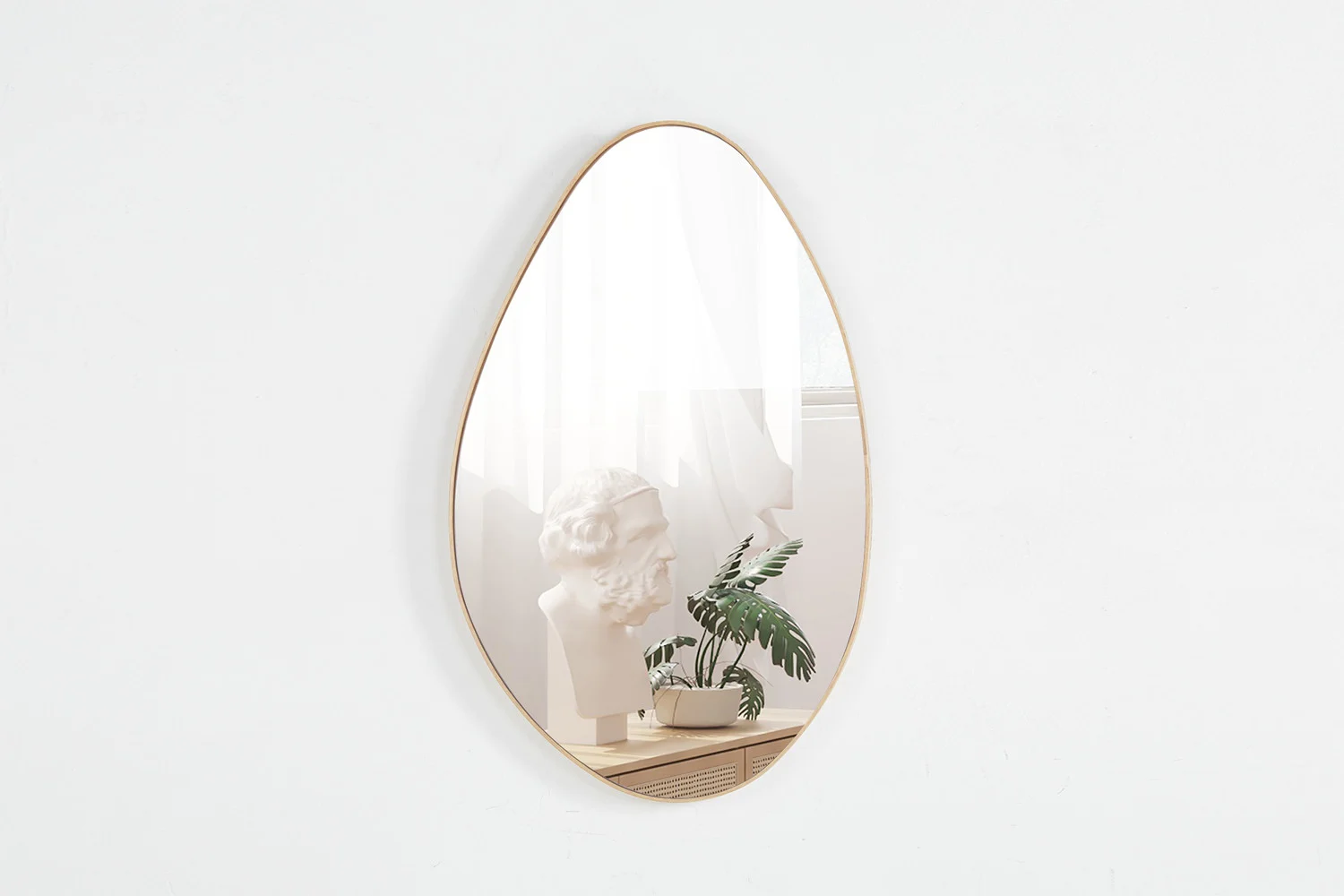 Spiegel Stiennis Eiken 80x50 cm - Afbeelding 3