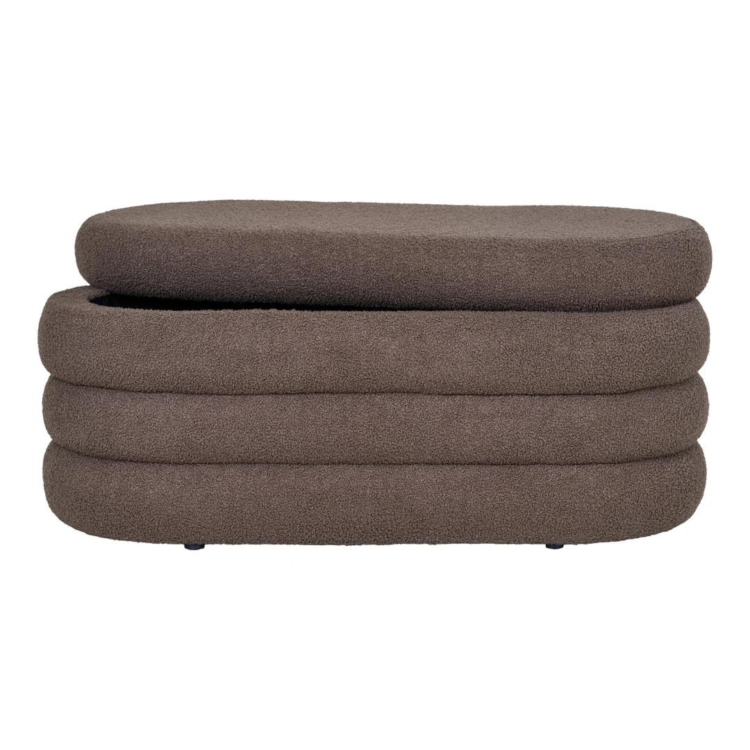 Bank Jinsea Polyester Bruin - Afbeelding 2