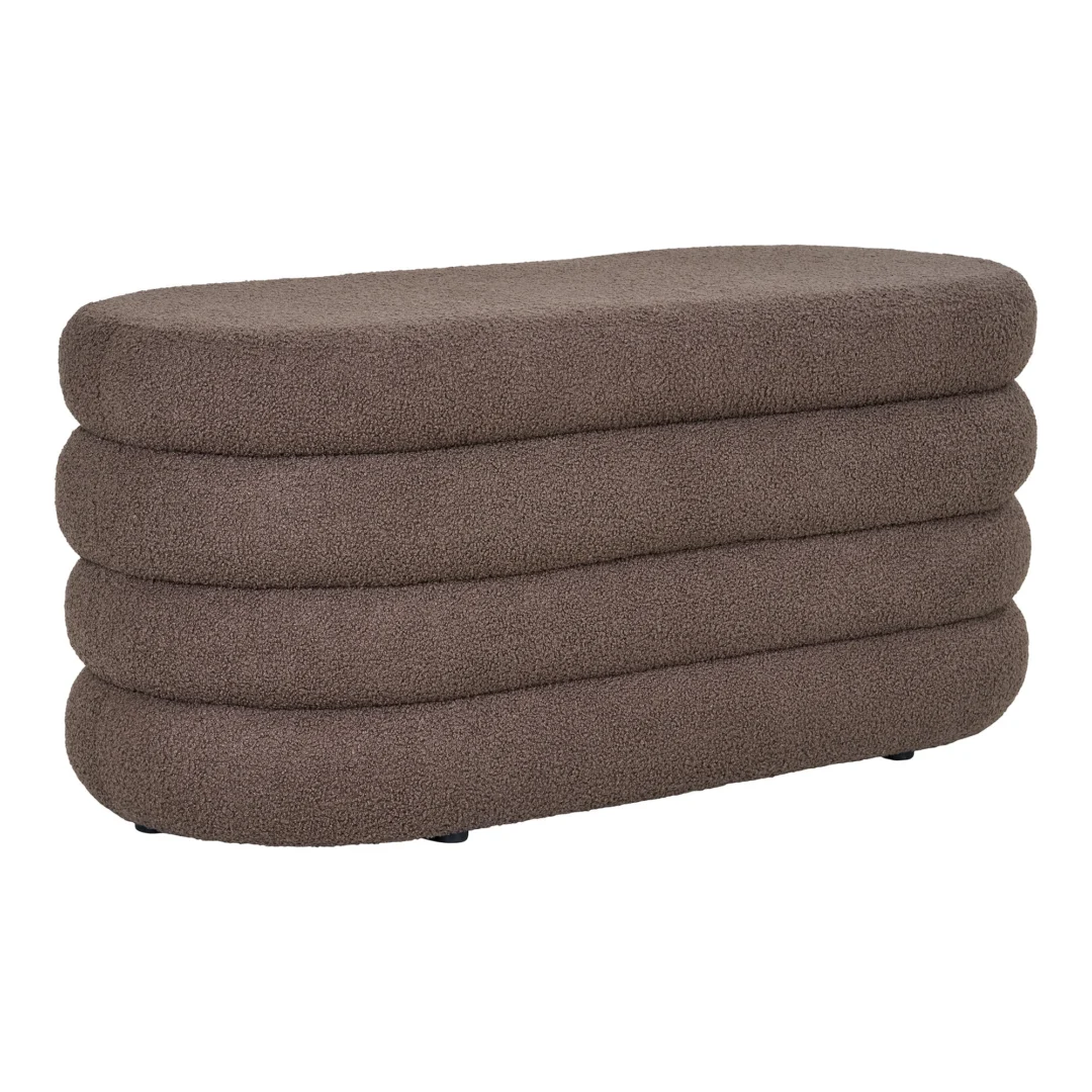 Bank Jinsea Polyester Bruin - Afbeelding 3