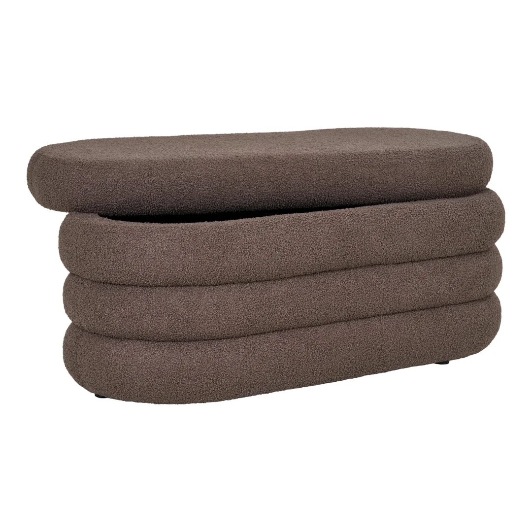 Bank Jinsea Polyester Bruin - Afbeelding 4